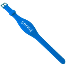 Soyal AM Wristband No.7 13.56 MHz kék proximity szilikon karkötő biztonságtechnikai eszköz