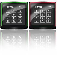 Soyal AR-888H kártyaolvasó fekete biztonságtechnikai eszköz