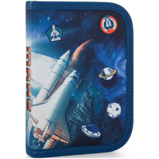  Space klapnis tolltartó – Mars minta, kék, üres tolltartó