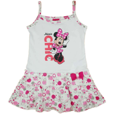 Spagetti pántos, fodros, pamut nyári ruha kislányoknak Minnie egér mintával lányka ruha