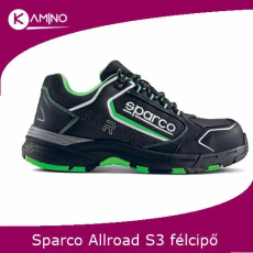 SPARCO ALLROAD munkavédelmi cipő S3 fekete-zöld