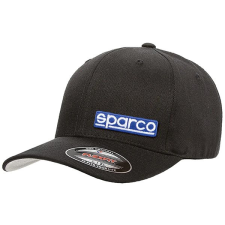 SPARCO Flexfit sapka, L/XL méret, fekete munkaruha