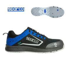 SPARCO Munkavédelmi cipő SPARCO - Cup S1P fekete-azúrkék 45-ös munkavédelmi cipő