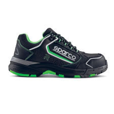 Sparco safety Sparco Allroad Baku S3 Munkavédelmi Cipő Fekete/Zöld - 48 munkavédelmi cipő