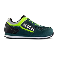 Sparco safety Sparco Gymkhana Seb S1P Munkavédelmi Cipő Sötétzöld/Lime - 45 munkavédelmi cipő