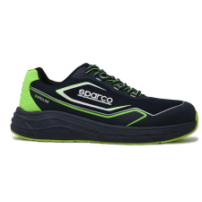 Sparco safety Sparco Impulse Willen S1PS ESD Munkavédelmi cipő Fekete/Zöld - 41 munkavédelmi cipő