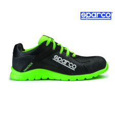 Sparco safety Sparco Practice S1P munkavédelmi cipő Fekete-Fluozöld - 43 munkavédelmi cipő