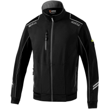 SPARCO technikai softshell könnyű kabát, fekete-szürke, S méret munkaruha