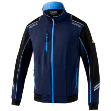 SPARCO technikai softshell könnyű kabát, kék-sötétkék, M méret munkaruha