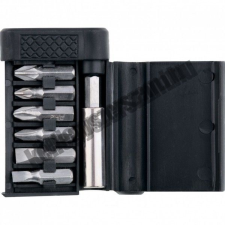 Sparta 7db-os bitszett kazettában mágneses adapterrrel 45Xacél barkácsolás, csiszolás, rögzítés