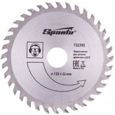 Sparta T.C.T. Körfûrész Tárcsa 125x22mm 36T barkácsgép tartozék