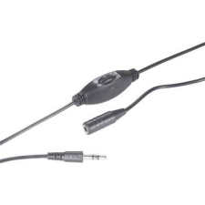 SpeaKa Professional Jack Audio Hosszabbítókábel [1x Jack dugó, 3,5 mm-es - 1x Jack alj, 3,5 mm-es] 6.00 m Fekete Hangerőszabályozó kábel és adapter