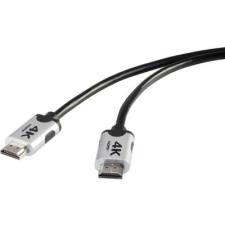SpeaKa Professional Prémium HDMI 4k/Ultra-HD Csatlakozókábel[1x HDMI dugó - 1x HDMI dugó]2.00 mFeketeSpeaKa Professional (SP-6344136) kábel és adapter