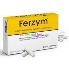 Specchiasol Ferzym® plus Bélflóra 30 db kapszula 7 milliárd élő probiotikum prebiotikummal, vitaminokkal, méhpempővel - Specchiasol vitamin és táplálékkiegészítő