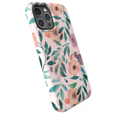 SPECK Presidio Edition case iPhone 12 Pro Max fehér-rózsaszín akvarell rózsa mobiltelefon kellék