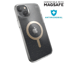 SPECK Presidio Perfect-Clear Glitter MagSafe Apple iPhone 14 Plus Szilikon Tok - Átlátszó tok és táska