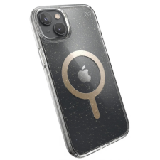 SPECK Presidio Perfect Clear Glitter MagSafe iPhone 15 Plus / 14 Plus átlátszó mobiltelefon kellék