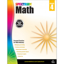  Spectrum Math Workbook, Grade 4 – Spectrum idegen nyelvű könyv