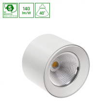 spectrumLED CEL ZOSMA 3 ROUND 830 19W 230V 40DEG RAL 9006 SCONCE TWIN világítás
