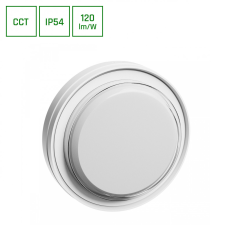 spectrumLED PASTILO 15W CCT 230V 120DEG IP54 IK10 221x47mm WHITE ROUND világítás
