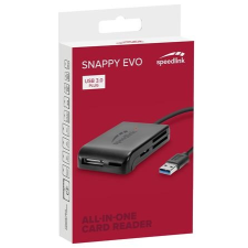 Speedlink Kártyaolvasó, USB 3.0 csatlakozás, SPEEDLINK "Snappy Evo" kártyaolvasó