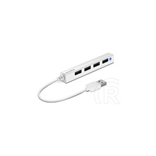 Speedlink Snappy Slim 4-port USB 2.0 HUB (passzív, fehér) hub és switch