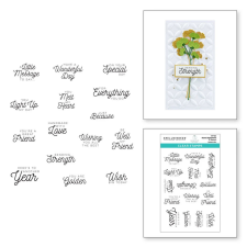 Spellbinders Szilikonbélyegző - Sealed Sentiments - Clear Stamp (1 csomag) bélyegző