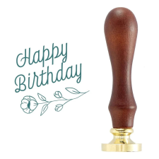 Spellbinders Viaszpecsét - Sweet Happy Birthday - Wax Seal Stamp (1 db) pecsételés