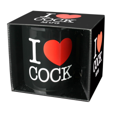 Spencer & Fleetwood I Love Cock - bögre (fekete) ajándéktárgy