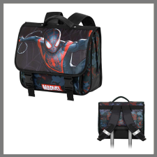  Spiderman hátizsák, iskolatáska fekete ZT05007 iskolatáska