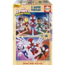 Spidey és csodálatos barátai fa puzzle 2x16 darab puzzle, kirakós