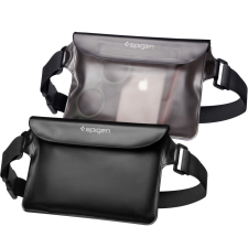 Spigen A620 UNIVERSAL WATERPROOF WAIST BAG 2-PACK BLACK FEKETE tok és táska