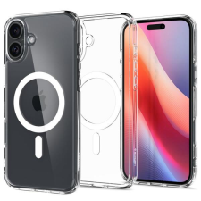 Spigen ACS08204 Spigen Ultra Hybrid MAG Apple Iphone 16 ütésálló tok, MagSafe, Fehér tok és táska