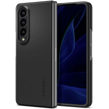 Spigen Airskin Samsung Galaxy Z Fold 4 Szilikon Tok - Fekete (ACS05103) tok és táska