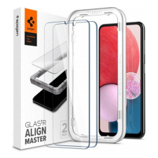Spigen AlignMaster FC Samsung Galaxy A13 4G Edzett üveg kijelzővédő (AGL04280) mobiltelefon kellék
