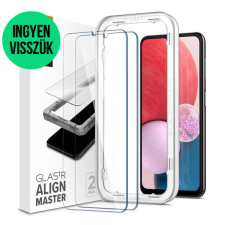 Spigen AlignMaster Glas.tR Samsung Galaxy A13 Tempered kijelzővédő fólia (2db) mobiltelefon kellék