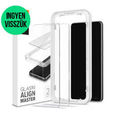Spigen AlignMaster Samsung Galaxy A53 5G Tempered kijelzővédő fólia (2db) mobiltelefon kellék