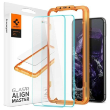 Spigen ALM Google Pixel 8 2db edzett üveg AGL07396 mobiltelefon kellék