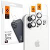 Spigen Apple iPhone 16 / 16 Plus, Kamera lencsevédő fólia, ütésálló fólia, Tempered Glass (edzett üveg), Spigen Glastr Ez Fit Optik Pro, átlátszó, 2 db / csomag