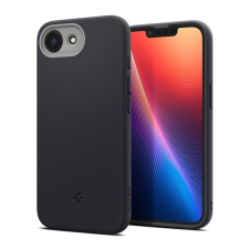 Spigen Apple iPhone 16e NANO POP szilikon telefonvédő (kameravédő, MagSafe) FEKETE tok és táska