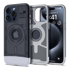 Spigen Classic C1 iPhone 15 Pro hátlaptok szürke (ACS06742) (ACS06742) mobiltelefon kellék