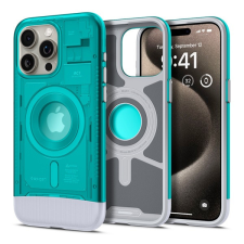 Spigen Classic C1 MagFit Apple iPhone 15 Pro tok, MagSafe, kék tok és táska