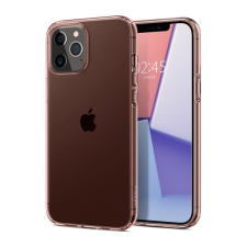 Spigen Crystal Flex Apple iPhone 12 Pro Max Rose Crystal tok, rózsaszín átlátszó tok és táska