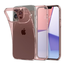 Spigen Crystal Flex Apple iPhone 13 Pro Rose Crystal tok, rózsaszín-átlátszó tok és táska