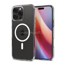 Spigen CRYSTAL FLEX MAGSAFE szilikon telefonvédő (ütésállóság, légpárnás sarok, MagSafe) ÁTLÁTSZÓ (ACS08391) tok és táska