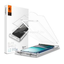 Spigen ELITESHIELD EZ FIT HD képernyővédő üveg (flexibilis, ultravékony + segédkeret) ÁTLÁTSZÓ (AFL09087) mobiltelefon kellék