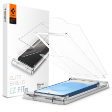 Spigen EliteShield EZ Fit HD Samsung Galaxy S25 kijelzővédő fólia felhelyező kerettel (1db) mobiltelefon kellék