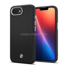 Spigen ENZO ARAMID telefonvédő (Magsafe, karbon minta) FEKETE (ACS09153) tok és táska