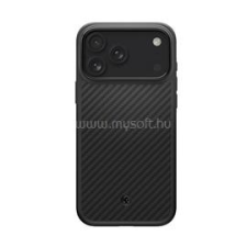 Spigen ENZO ARAMID telefonvédő (Magsafe, karbon minta) FEKETE (ACS09959) tok és táska