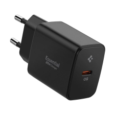 Spigen Essential 20W EE201EU USB-C hálózati töltő adapter fekete (ACH09217) (ACH09217) mobiltelefon kellék